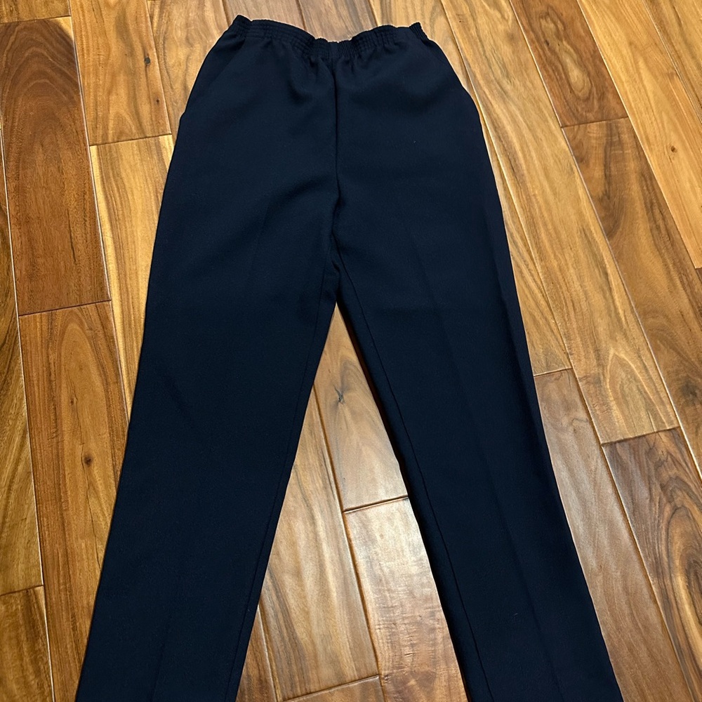 Women's navy polyester Pants size 8